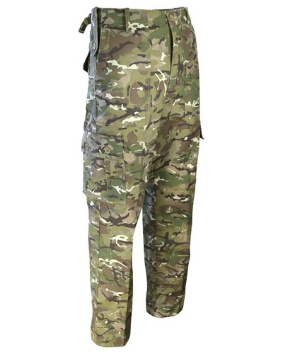BTP Combat Trousers British Army MTP Style Military Camo Cargo Pants Kombat UK - Picture 1 of 6