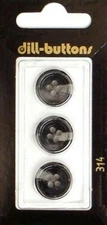 Dill Buttons ~ (0314) - 5/8" - 3 ct