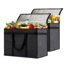 2 and 3 Pack of Insulated Grocery Bags Reusable