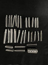 Vintage lot of 29 Assorted Metal Perm Rods Goody Tip Top and Others