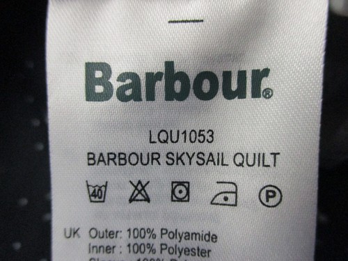 Barbour Jacket Womens UK 10 White Puffer Coat Skysail Quilt Fibredown Insulation - Picture 10 of 18