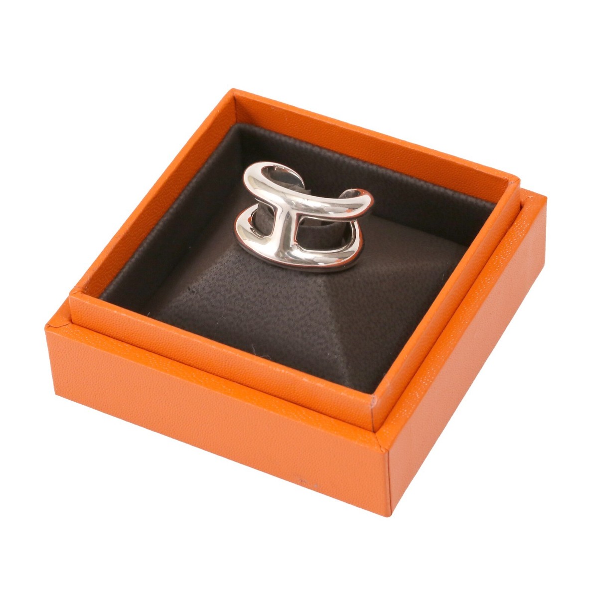 HERMES Ring Osmose PM Silver925 H102539B 00048 Silver Size
