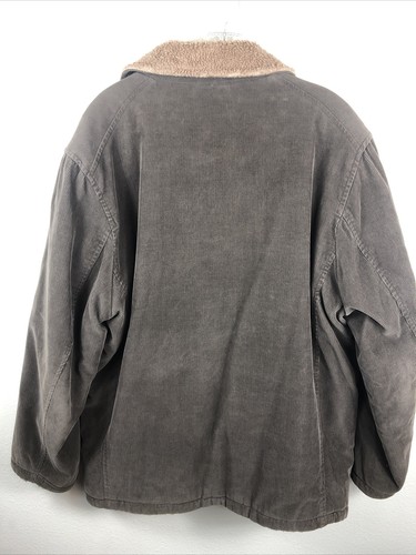 Freshjive Brown Corduroy Jacket Sherpa Lining Retro Skate Surf - Men’s Large - Picture 8 of 9