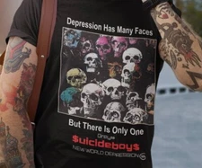 Unisex Tshirt Suicideboy, Depression Tshirt, Greyday 2024, G59 Tshirt