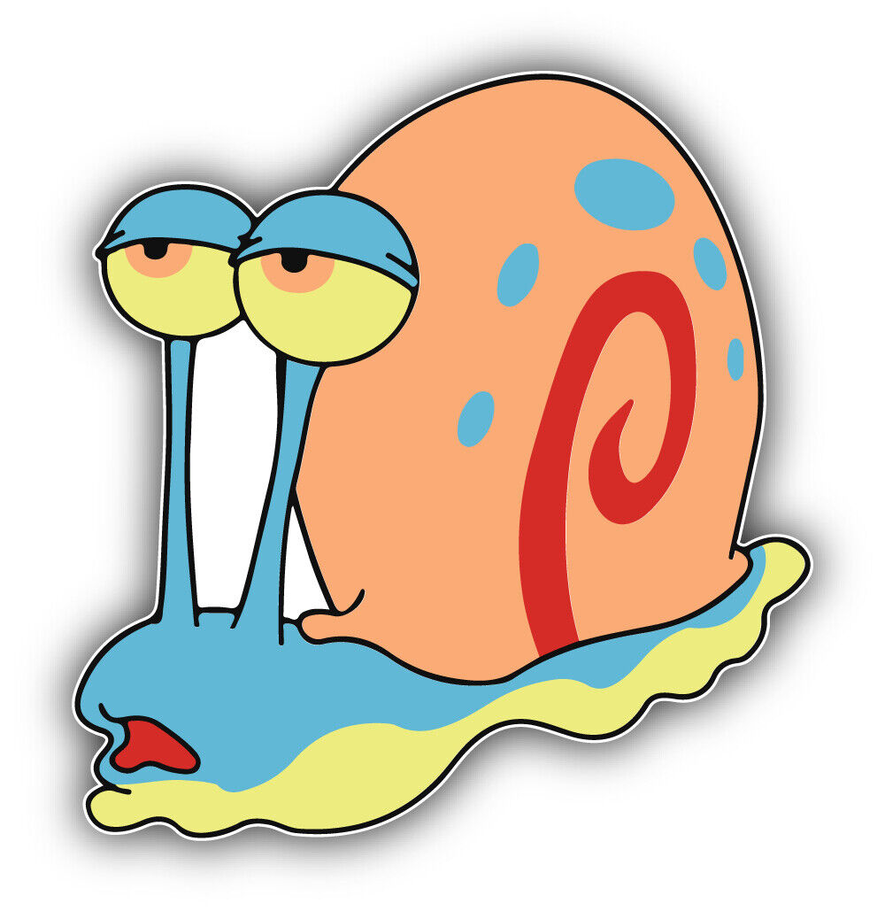 SpongeBob SquarePant Gary The Snail Cartoon Sticker Bumper Decal -  ''SIZES'' | eBay