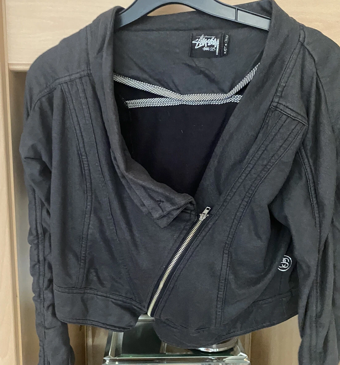 Stussy crop jacket discount