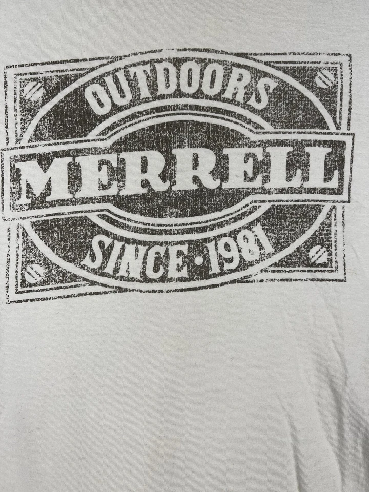 Vintage T-Shirt Merrill Long Sleeve Unisex Size XL Ivory Colored - Image 3 of 4
