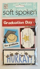 MAMBI Soft Spoken Scrapbook Layered 3D Stickers SCHOOL SENIOR GRADUATE *