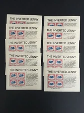 USA S/S 1992 ERROR "THE INVERTED JENNY" FACSIMILE REPRINT ENGROS 10 PIECES m5451