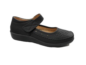dr lightfoot ladies leather casual comfort mary jane flat shoes sandals