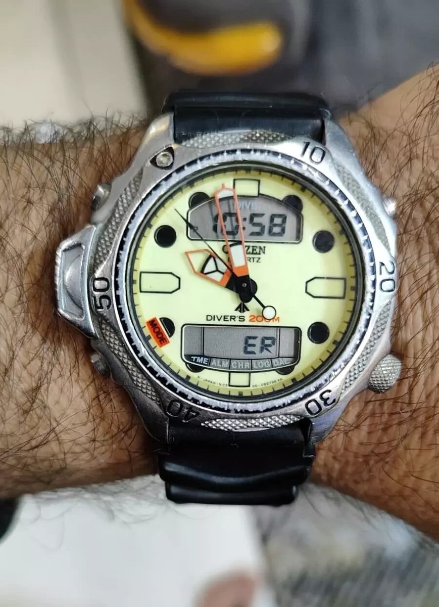 Aquaオーダーページ Citizen Aqualand Promaster C500-E80338 Wristwatch Quartz Runs | eBay