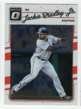 Jackie Bradley Jr. 2017 Panini Donruss Optic Base Common #76 Boston Red Sox