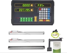 2 Axis DRO Digital Readout Display Linear Optical Glass Scale Kit Customized Set