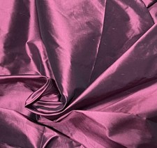 Fuchsia Black Iridescent 100 Silk Dupioni Fabric 54 Wide Sold By The Yard