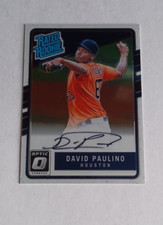 2017 Donruss Optic Rated Rookie Autograph David Paulino