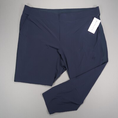 Athleta Pants Womens 26 Navy Blue Brooklyn Ankle Semi Fitted Mid Rise NWT