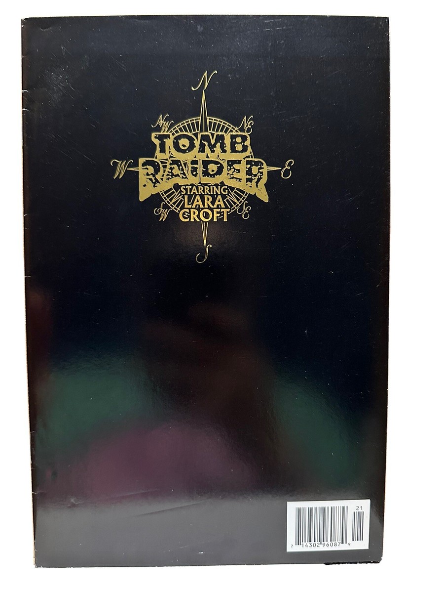Tomb Raider Lara Croft #21 Gold FOIL Black Cover EXTREMELY HTF
