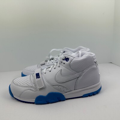 Nike Air Trainer 1 Shoes White University Blue DR9997-100 Men\'s Multi Sizes NEW Nike Air Trainer 1 Shoes White University Blue DR9997-100  main image 3