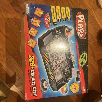 Playz Advanced Electrical Circuit Board Engineering Kit Kids 328+ STEM ...