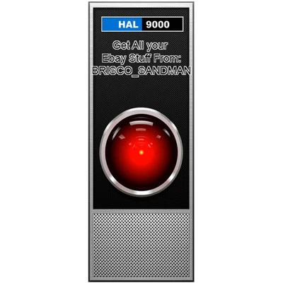 Fridge Fun Refrigerator Magnet 2001 SPACE ODYSSEY: HAL-9000 Kubrick Clarke COOL!