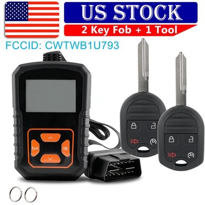 2 Remote Start Key Fob Programmer For 2011 - 2014 2015 2016 Ford F150 F250 F350