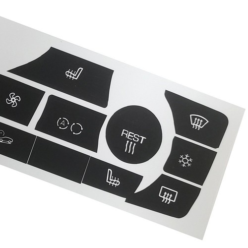 AC Climate Control Button Knob Sticker Repair Kit For E90 E91 E92 06-11 - Picture 17 of 19