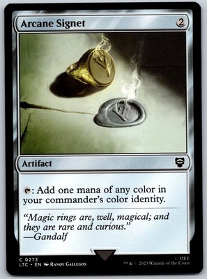 Arcane Signet C Commander: The Lord of the Rings TLC 273 NM