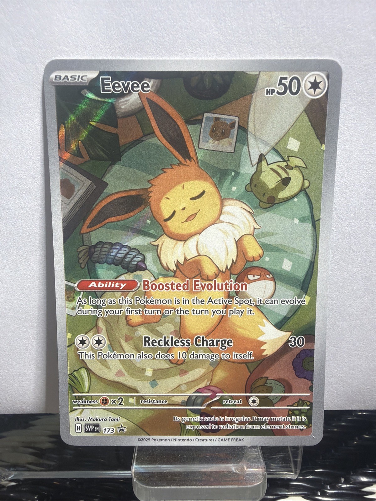 Pokémon TCG Eevee SVP 173 Prismatic Evolutions ETB Promo NM Condition