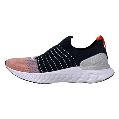 Nike ReactX Phantom Run Flyknit 2 Black Sneakers, Size 9.5 DQ7647-001