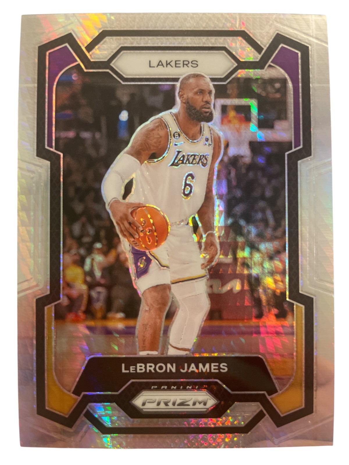2023-24 Panini Prizm Hyper Lebron James #63 Lakers