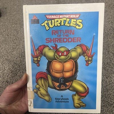 VTG Teenage Mutant Ninja Turtles Return Of The Shredder Storybook Adventure 1990