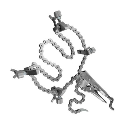 Pipe Alignment Chain Pliers - 48'' Chain w/ Stainless Contacts - PCA2048