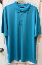 PGA Tour Polo Shirt Blue Men's XL Short Sleeve NWT