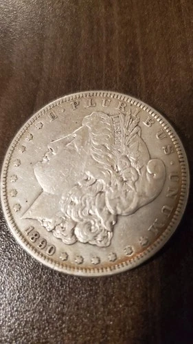 1890-CC Morgan Silver Dollar $1 Carson City VF Very Fine