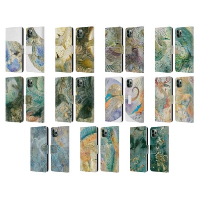 OFFICIAL STEPHANIE LAW BIRDS LEATHER BOOK WALLET CASE FOR APPLE iPHONE PHONES