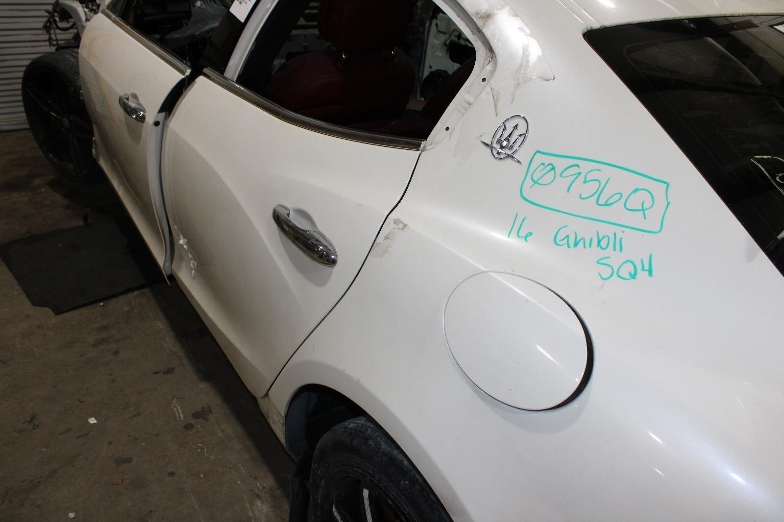 Maserati Ghibli 2014-2020 Rear Left Door shell White