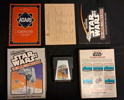 Vintage Star Wars The Empire Strikes Back Atari 2600, 1982 - Clean, Tested Works