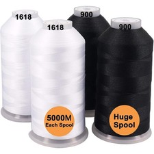 Large 5000M Polyester Embroidery Thread Spool Assorted Color Pack for Machine