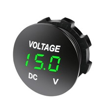 12v24v Universal Car Digital Voltmeter Embedded Led Dc Voltage Monitor Gauge