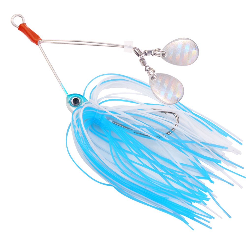 5PCS/Set Spinnerbait Fishing Lure Buzzbait 11g Blade Skirted Bait Spoon Tackle - Image 8