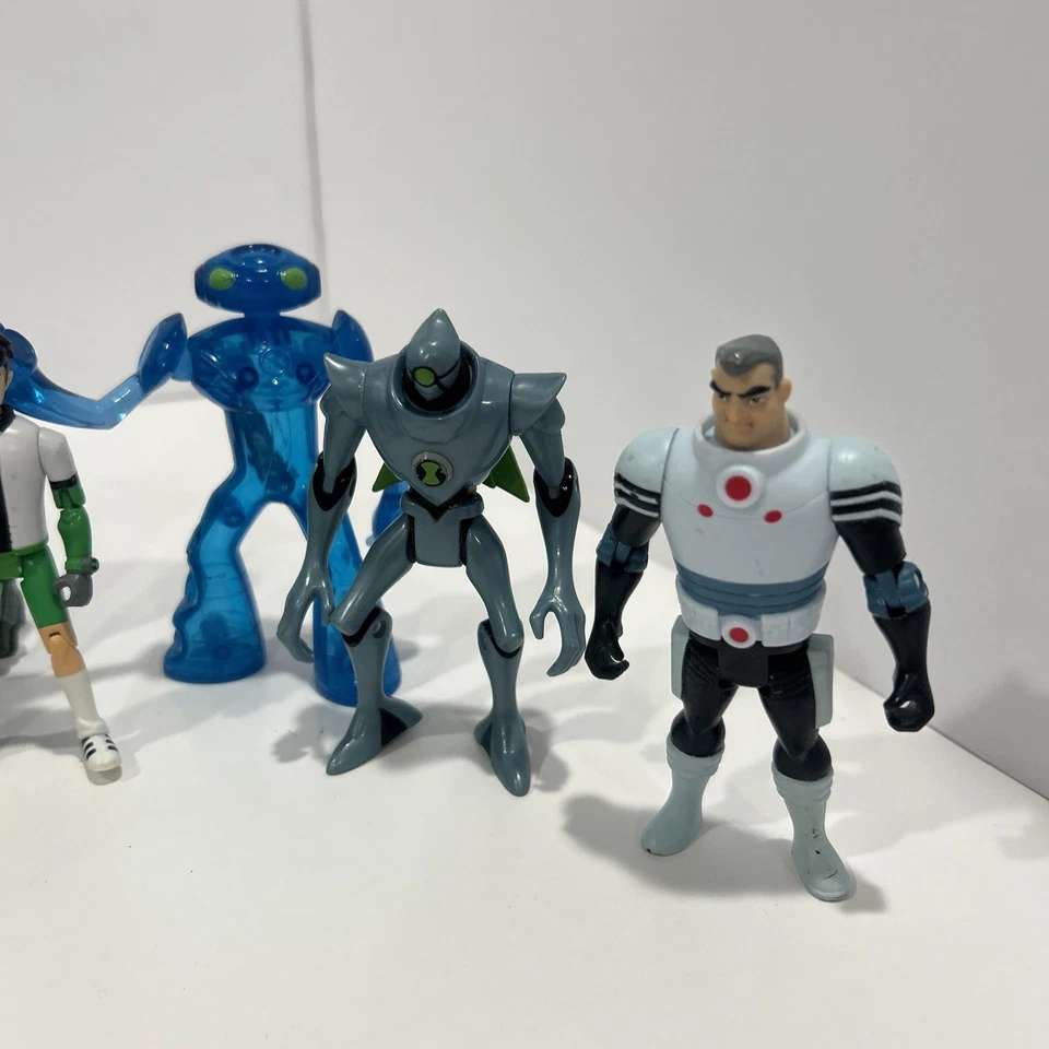 Ben 10 Lote De 9 + Extras Figuras De Acción Cartoon Network Playmates Figuras Sueltas Foto 2 de 4