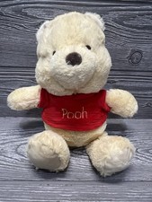 Disney Baby Winnie the Pooh Plush 11" Teddy Bear Rattle 2023 Stuffed Animal
