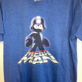 Mega Man NES Capcom TEEPUBLIC T-Shirt Large Unisex Cotton Blend