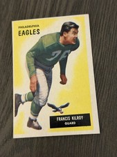 1955 Bowman #29 Francis BUCKO KILROY Philadelphia Eagles Football Card