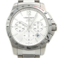 LONGINES Conquest Chronograph L2.743.4 Date Tachymeter 50m Waterproof Back Slot