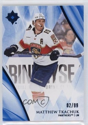2023-24 Upper Deck Ultimate Collection Blue 2/99 Matthew Tkachuk #69 af3