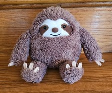 Aurora World Sloth Stuffed Animal Toy Plush 3 Toed 8" Long 6" Sitting Brown