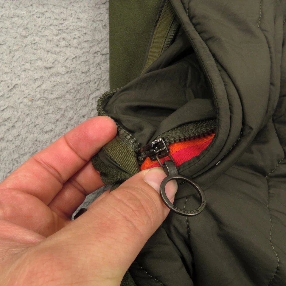 Rapha Jacket Mens Large Raeburn Primaloft Insulated Olive Three Season Transfer - Image 3 of 4
