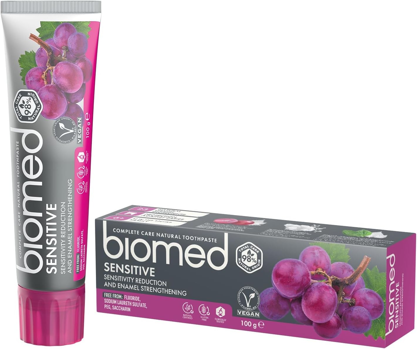 Biomed Sensitive 98% Natural Toothpaste | Sensitivity & Enamel Strengthening |