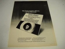 SONNY JAMES The Best Country Album, So Far, This Year 1973 Promo Display Ad